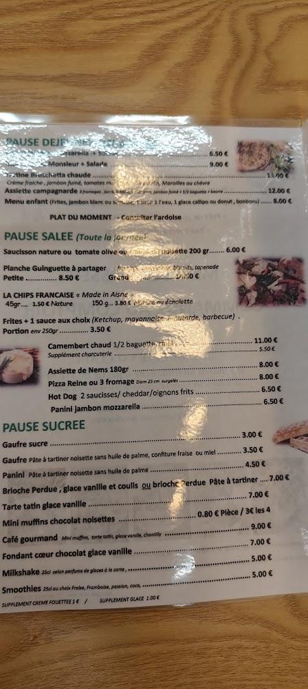 La Guinguette Vauclair - Menu Image 3